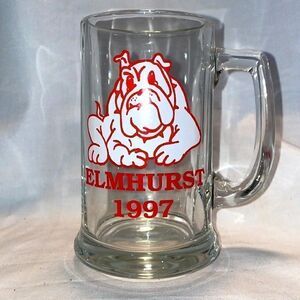 Elmhurst 1997 glass mug 